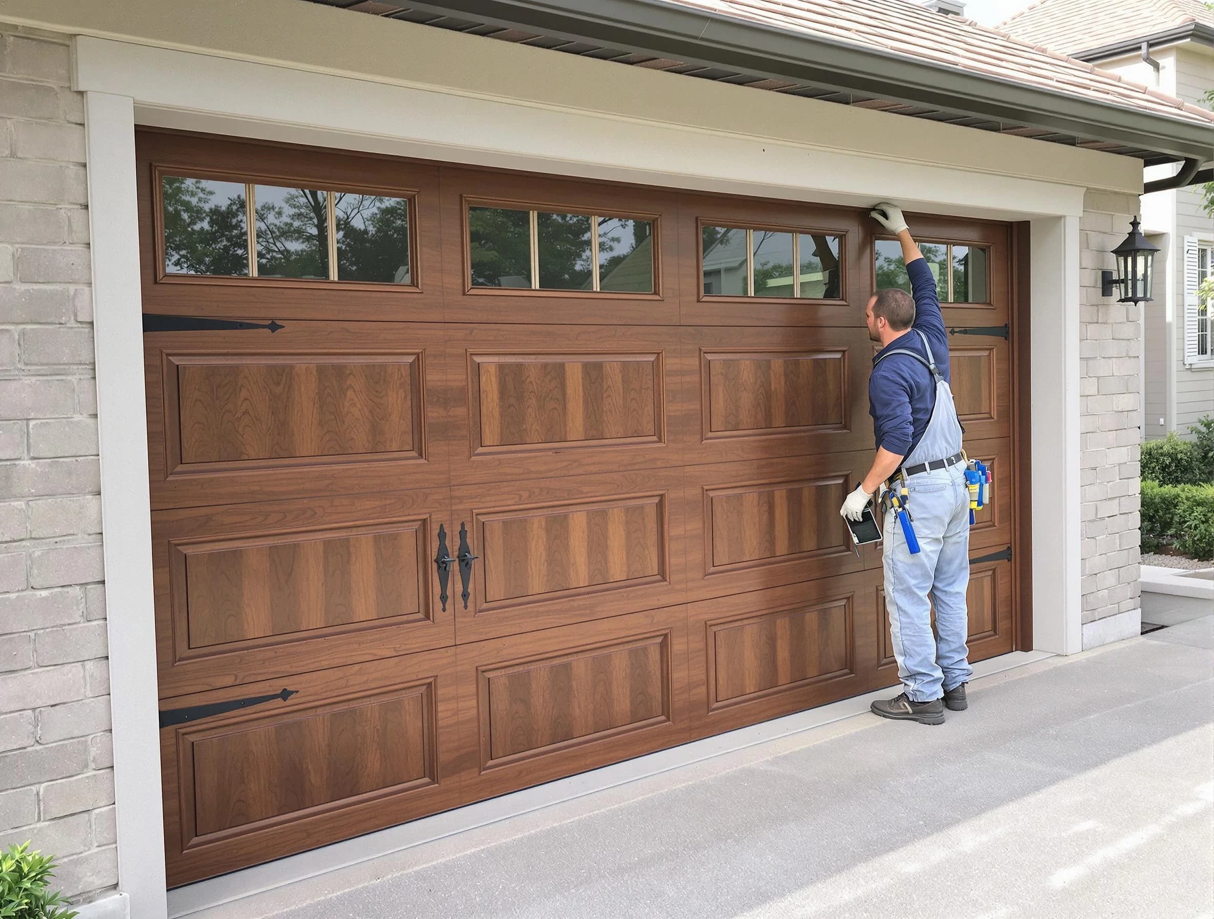 Custom garage door showcase by Queen Creek Garage Door Repair in Queen Creek