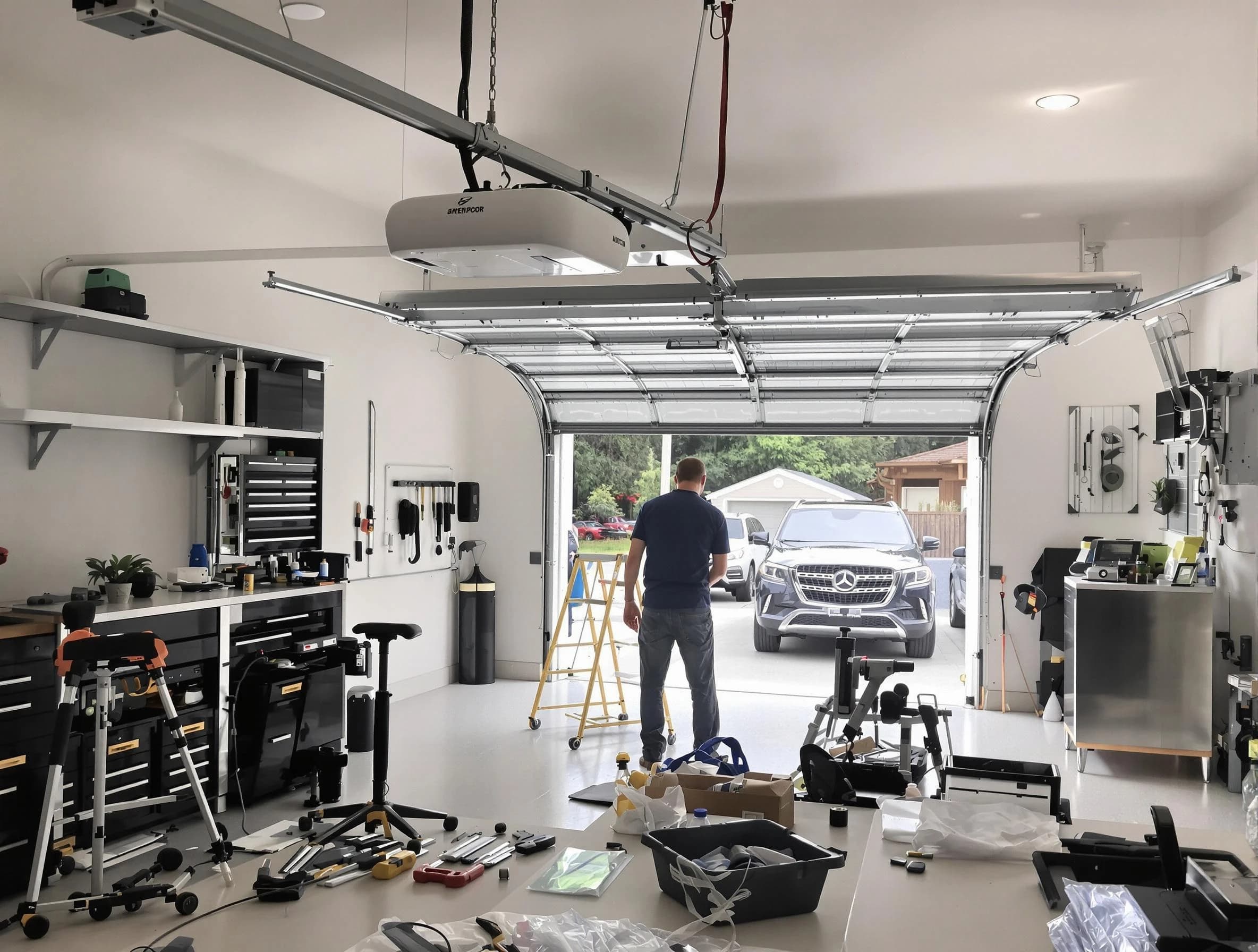 Garage door opener installation by Queen Creek Garage Door Repair in Queen Creek