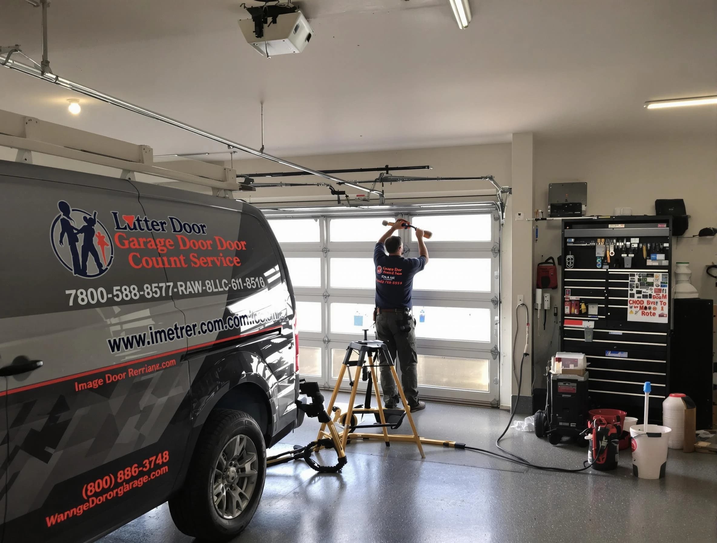 Queen Creek Garage Door Repair rapid response team performing same-day repair in Queen Creek