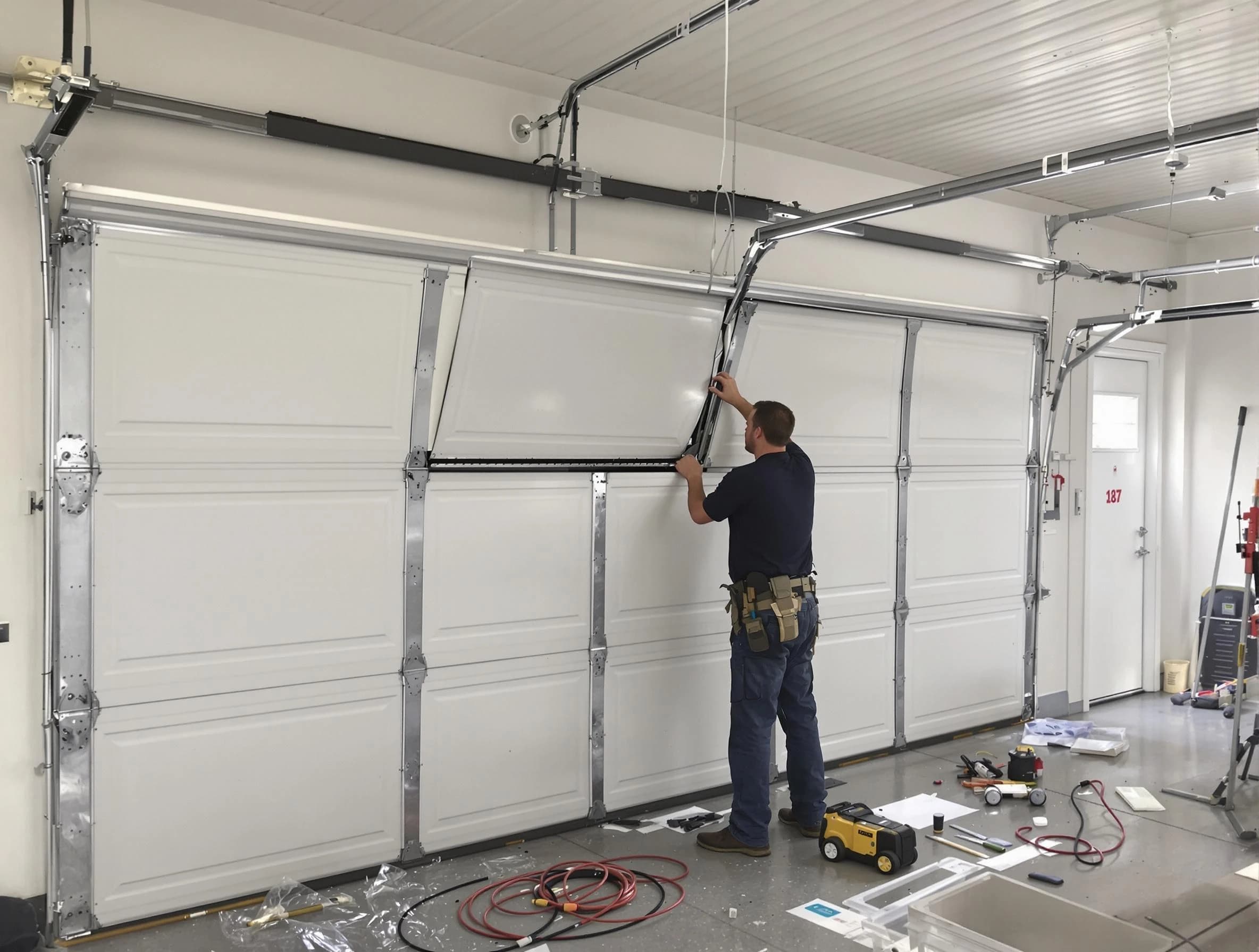 Garage Door Section Replacement in Queen Creek